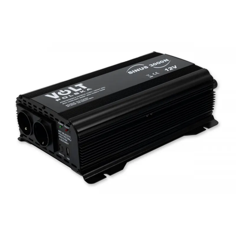 Преобразователь (инвертор) DC-AC Volt Polska SINUS 3000 12/230V (1500/3000W) 3SIP300012