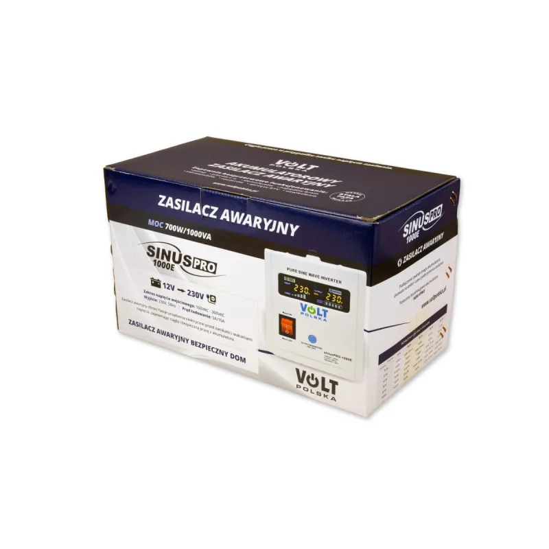 Источник бесперебойного питания Volt Polska Sinus Pro 1000 E 12V/230V (3SP091012E)