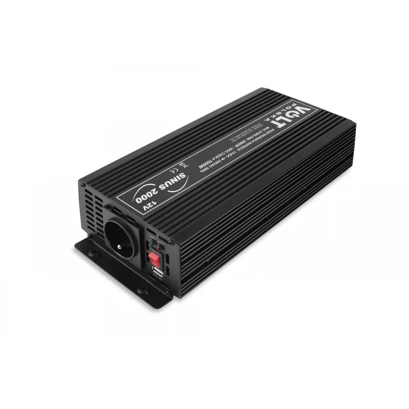 Преобразователь (инвертор) DC-AC Volt Polska SINUS 2000 12/230V (1000/2000W) 3SIP200012