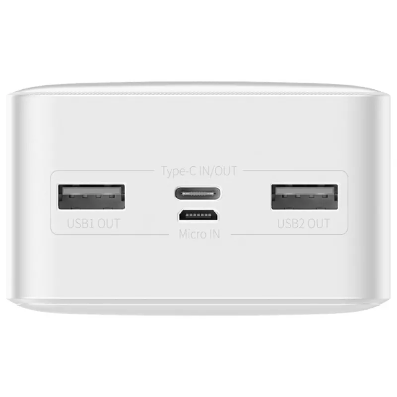 Универсальная мобильная батарея Powerbank 30000mah Baseus Bipow 15w USB-C PD QC Samsung AFC