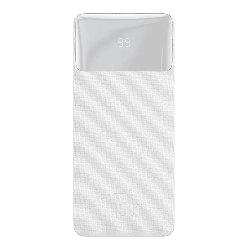 Универсальная мобильная батарея Powerbank 30000mah Baseus Bipow 15w USB-C PD QC Samsung AFC