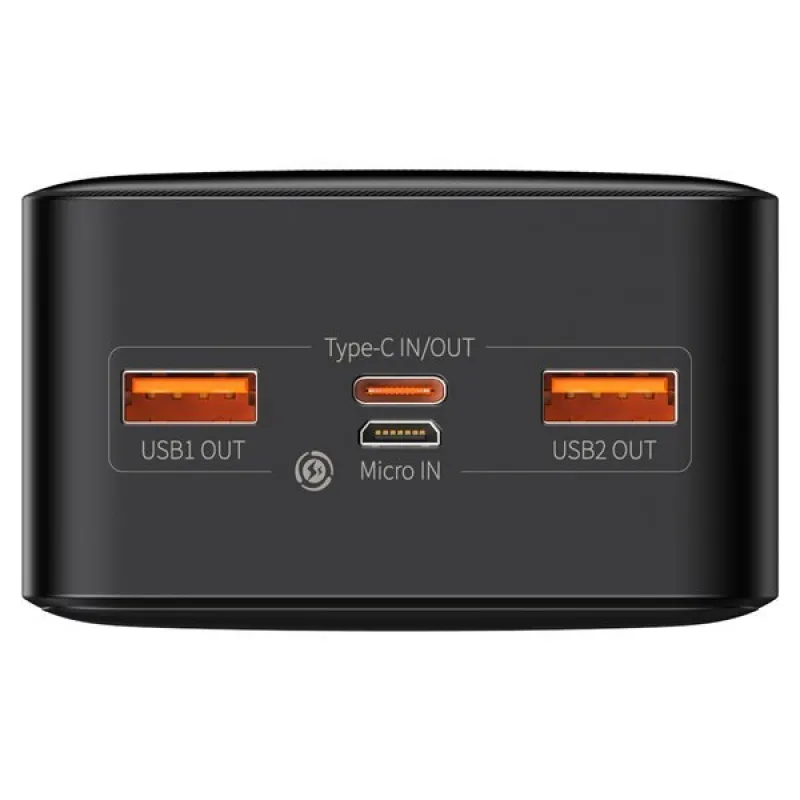 Универсальная мобильная батарея Powerbank 30000mah Baseus Bipow 20w Quick Charge