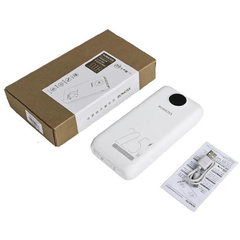Внешний аккумулятор (Power Bank) Romoss SW30PF 30000mAh 22.5w (PSW30-152-1133H)