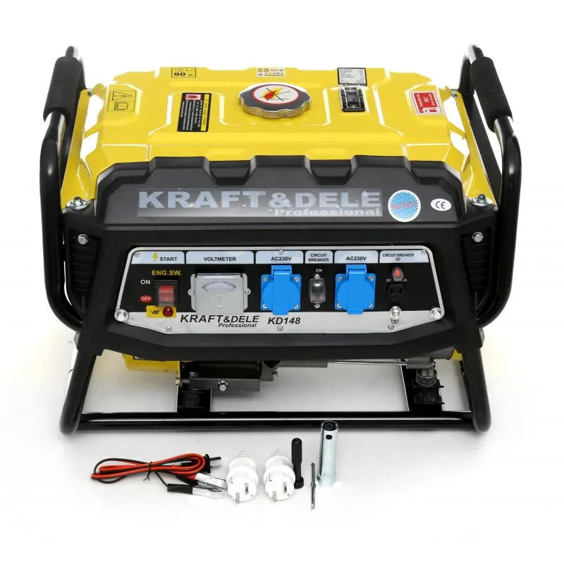 Бензиновый генератор Kraft&Dele KD148 3500W 12/230V