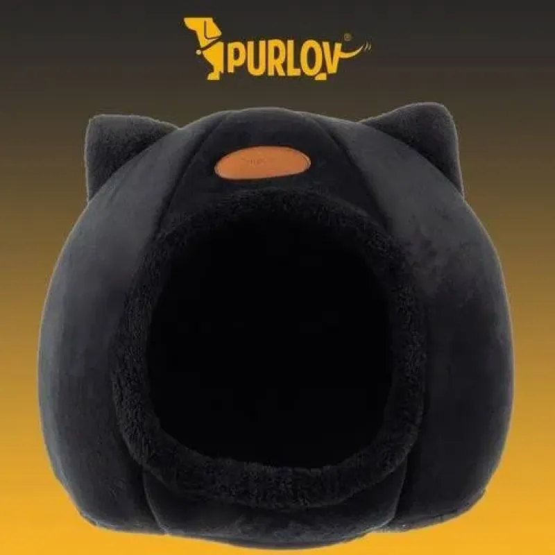 Плюшевий будиночок-будка для кота Purlov 21947