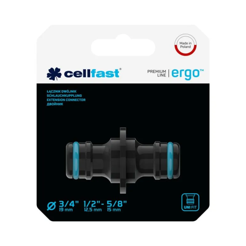 Двойник-разветвитель Cellfast ENERGO 1/2", 3/4", 3/8" (арт. 53-200)