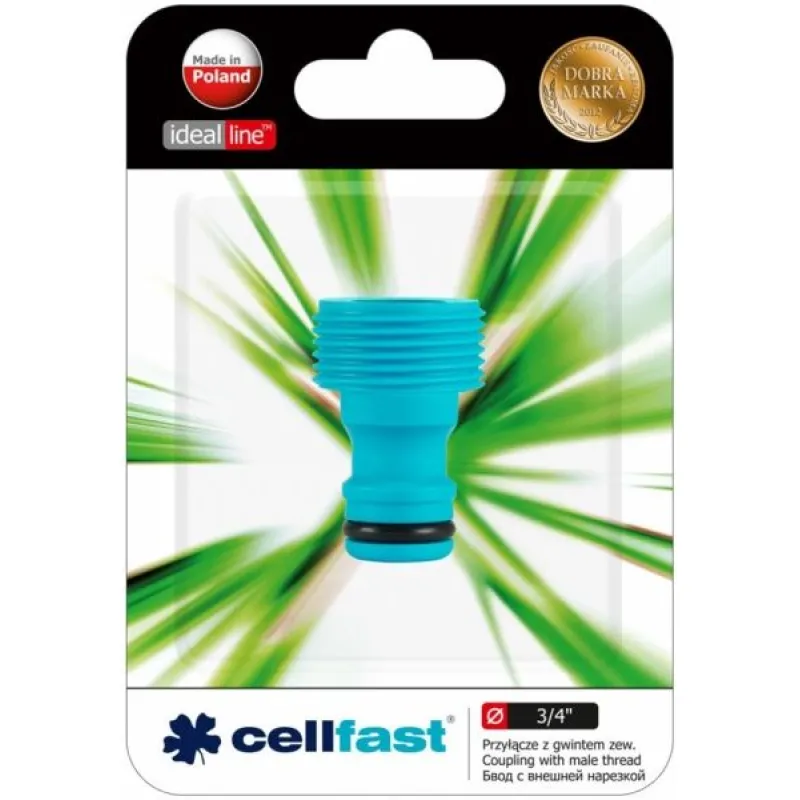 Адаптер на кран Cellfast Basic 51-235H 3/4" с внешней резьбой