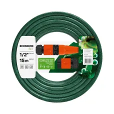 Поливочный набор Cellfast  ECONOMIC 1/2” 20м + набор фитингов BASIC 10-100