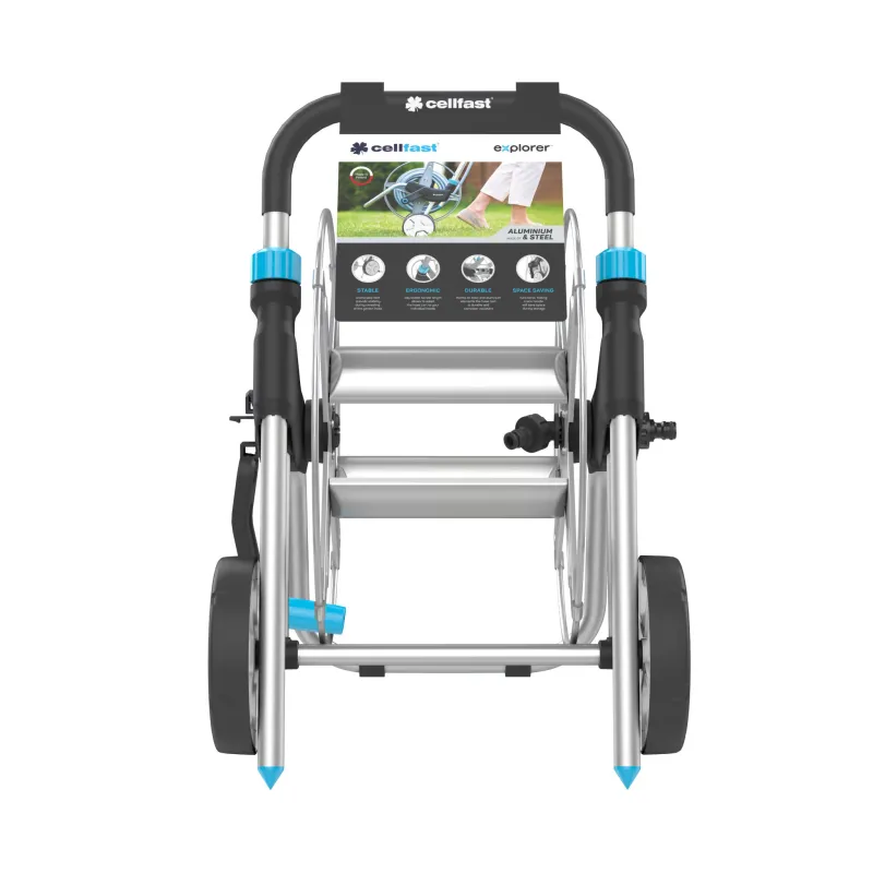 Тележка для шланга Cellfast EXPLORER ENERGO металлическая 1/2" до 60 м (55-050)