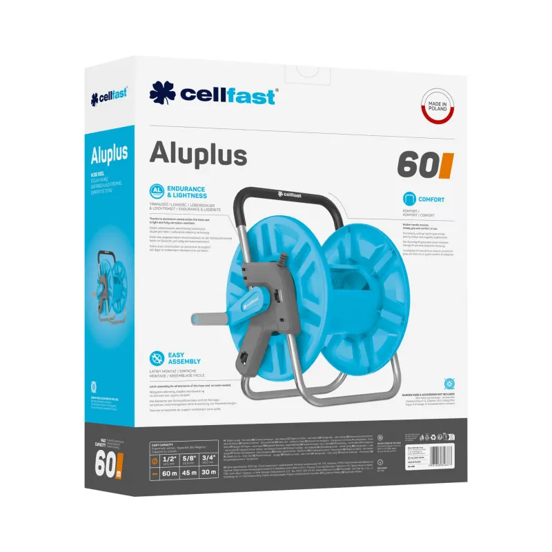 Стойка для шланга Cellfast ALUPLUS 1/2" 60 м (55-160)