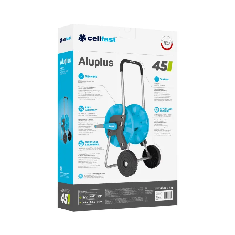 Тележка для шланга Cellfast ALUPLUS 1/2" 45 м (55-250)