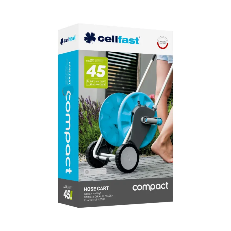 Тележка для шланга Cellfast COMPACT 1/2" 45 м (55-300)