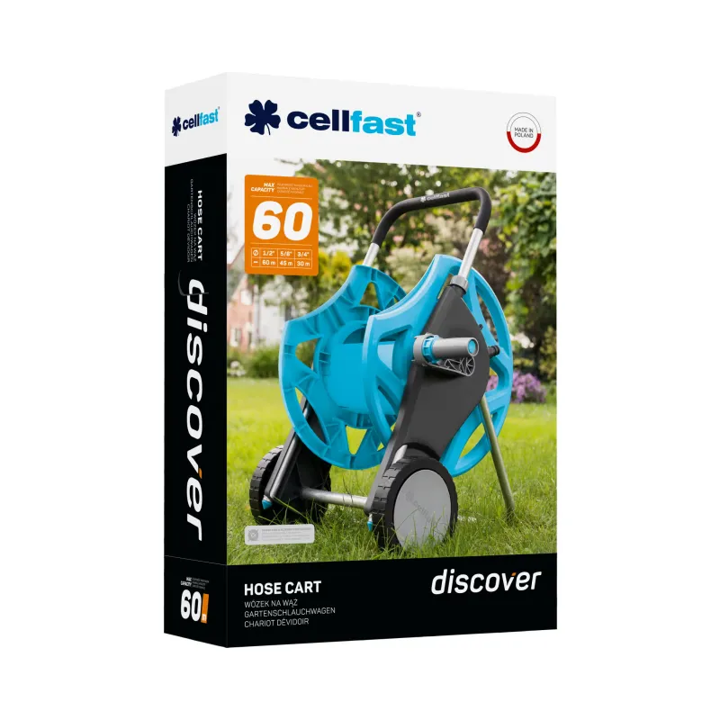 Візок для шланга Cellfast DISCOVER 1/2" 60 м (55-600)