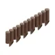 Декоративный садовый заборчик для клумбы Cellfast 4 STANDARD 34-041 Коричневый