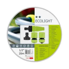 Поливочный набор Cellfast ECOLIGHT 1/2” 20м + набор фитингов IDEAL 10-190