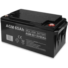 Аккумулятор для ИБП/инвертора Volt Polska AGM 12V 65Ah VRLA (6AKUXAG065)