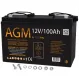 Аккумулятор TECHTRU AGM 12v 100ah VRLA (AGM-12-100): надежный источник энергии для вашего оборудования